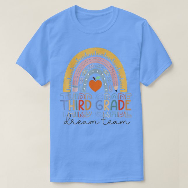 Traumteam der dritten Klasse Lehrer zurück zu S T-Shirt (Design vorne)