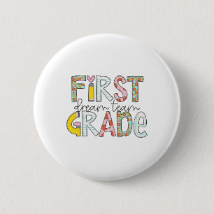 Traumteam der ersten Klasse Byck Zur Schule 1. Kla Button