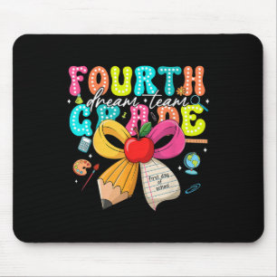 Traumteam der vierten Klasse Zurück zur Schule Leh Mousepad