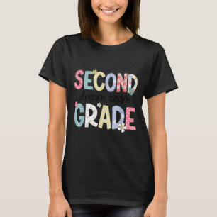 Traumteam der zweiten Klasse Floral Zurück zur Sch T-Shirt