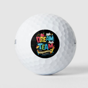 Traumteam-Kindergartenerzieher Zurück zur Schule Golfball