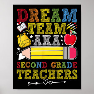 Traumteam-Lehrer der 2. Klasse Lehrer der zweiten Poster
