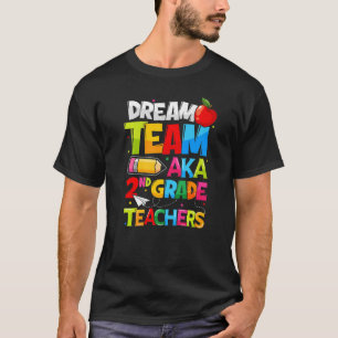 Traumteam Lehrer der zweiten Klasse zurück in die T-Shirt