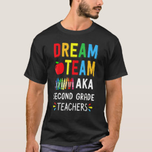 Traumteam Lehrer der zweiten Klasse zurück in die T-Shirt