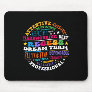 Traumteam-Lehrer überwachen Schüler bei der Rückke Mousepad