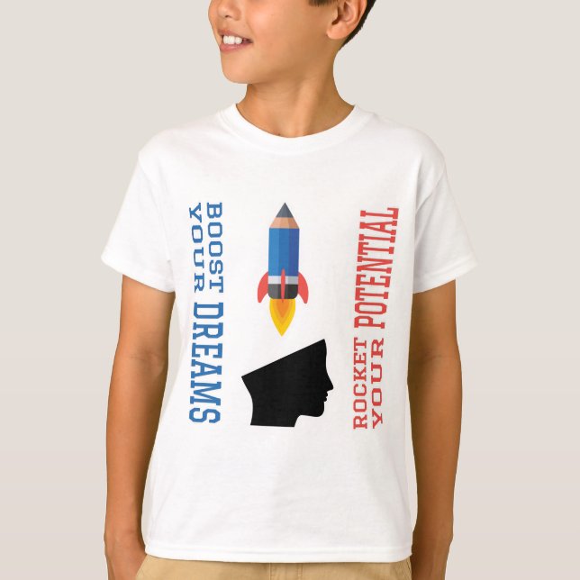 Traumverstärker und potenzielle Rakete T-Shirt (Vorderseite)