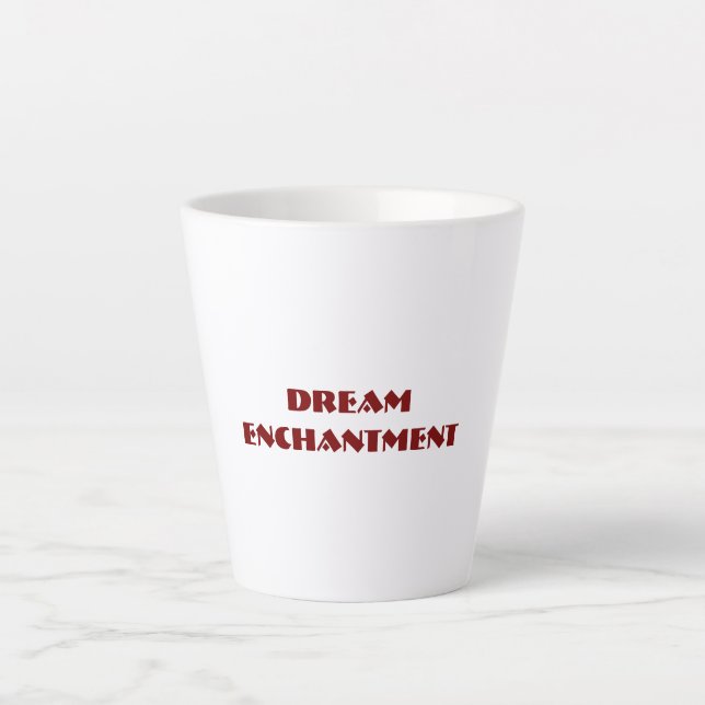 Traumverzauberung Latte Tasse (Vorderseite)