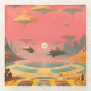 Traumwelt Glasuntersetzer