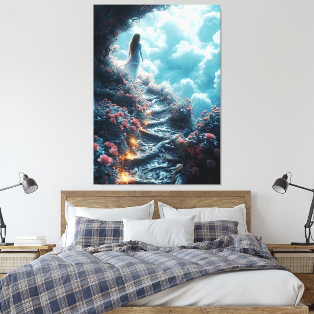 Traumwelt Leinwanddruck (Insitu (Schlafzimmer))