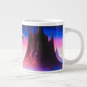 Traumwelt-Ölgemälde Jumbo-Tasse