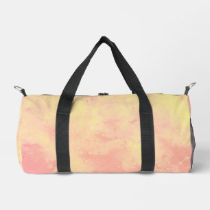 Traumwolkeneffekt Gelb und Orange Duffle Bag