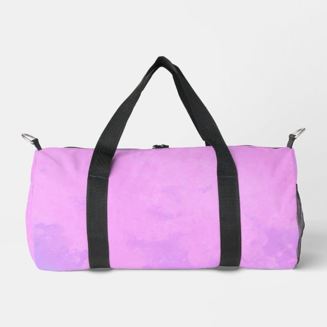 Traumwolkeneffekt rosa duffle bag (Vorderseite)
