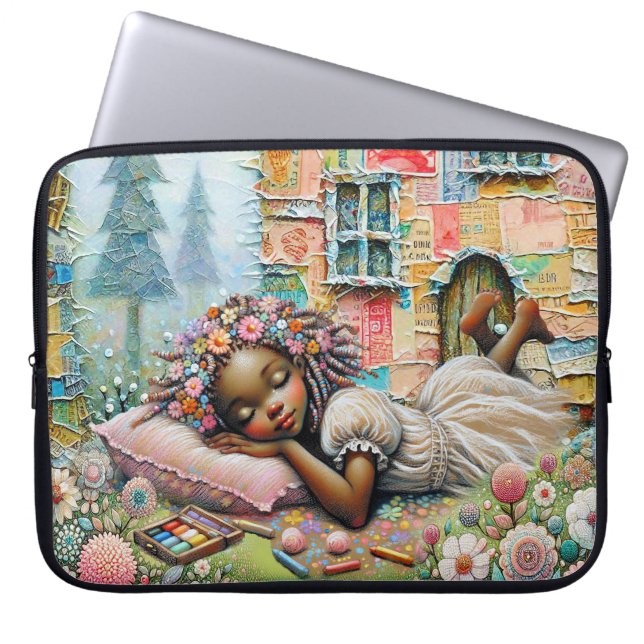Träumzeit Laptopschutzhülle (Vorderseite)