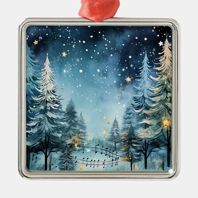 Traumzeit Ornament Aus Metall (Vorne)