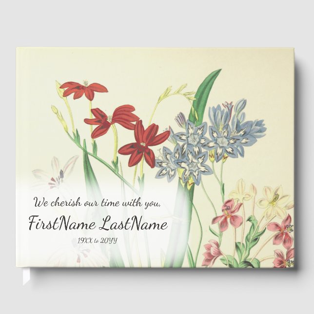 Traurig, konservativ, Erinnerungen Gästebuch (Vorderseite)