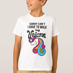 Traurig nicht kann ich gehen müssen mein Einhorn T-Shirt