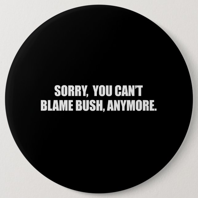 TRAURIG SIE Autoaufkleber NEIGUNGS-SCHULD-BUSHS Button (Vorderseite)