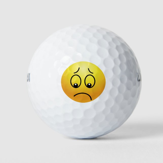 Traurig, verloren, goofballs. golfball (Vorderseite)