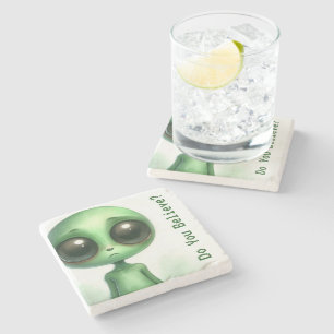 Traurige Alien - Glaubst du? Steinuntersetzer