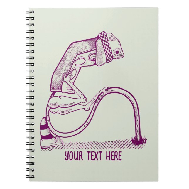 traurige Ampel Notizblock (Vorderseite)