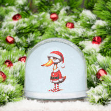 Traurige animierte Weihnachtsente
