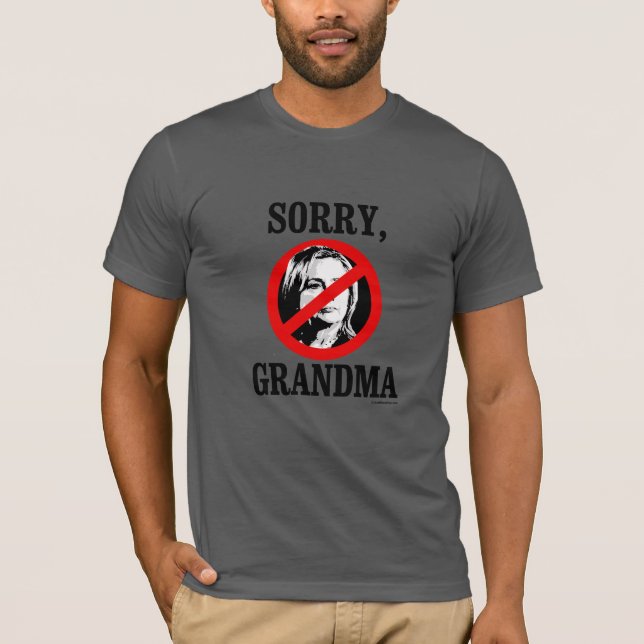 Traurige Großmutter T-Shirt (Vorderseite)