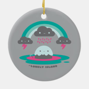 Traurige Insel 2 Keramikornament