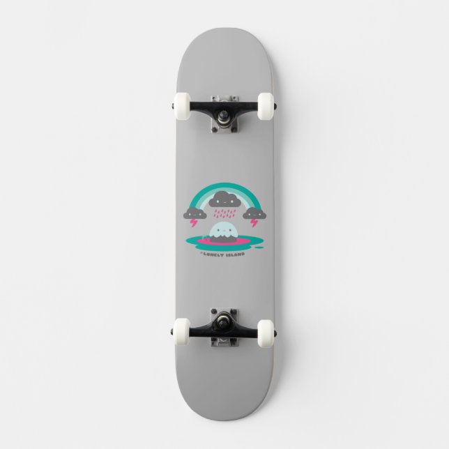 Traurige Insel 2 Skateboard (Vorderseite)