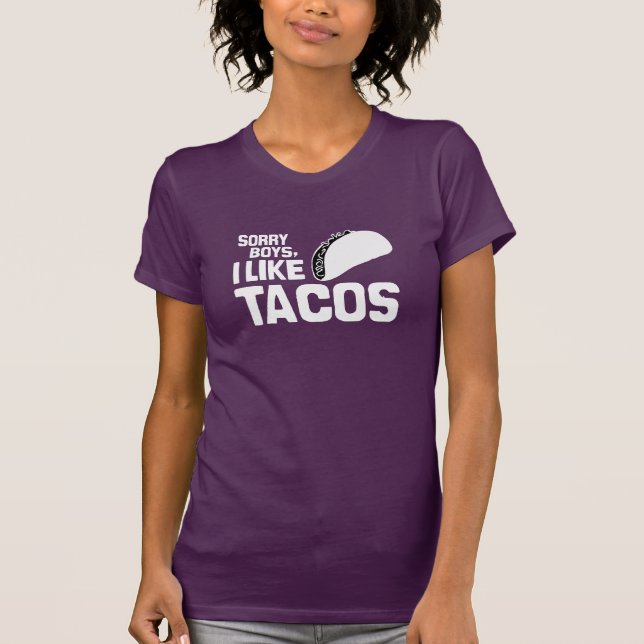 TRAURIGE JUNGEN MAG ICH TACOS - WEISS - .PNG T-Shirt (Vorderseite)