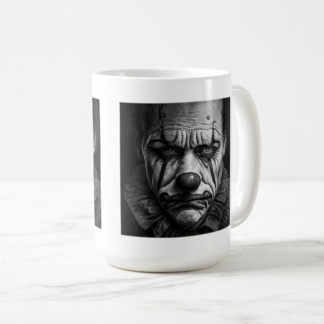 Traurige klassische Tasse, 15 oz Kaffeetasse (VorderseiteRechts)