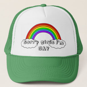 Traurige Mädchen bin ich HOMOSEXUELL Truckerkappe