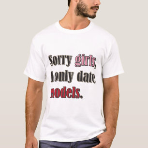 Traurige Mädchen, datiere ich nur Modelle T-Shirt