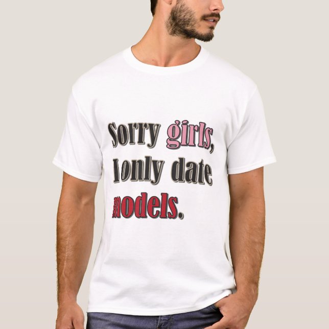 Traurige Mädchen, datiere ich nur Modelle T-Shirt (Vorderseite)