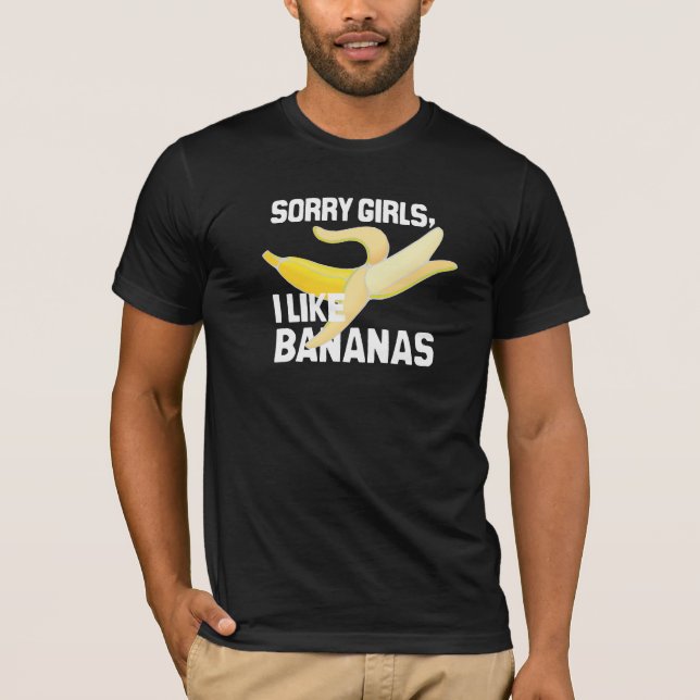 TRAURIGE MÄDCHEN MAG ICH BANANEN - WEISS - .PNG T-Shirt (Vorderseite)