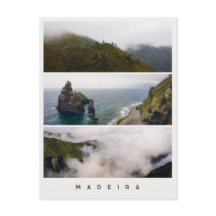 Traurige Madeira Landschaften, Reise Foto Collage