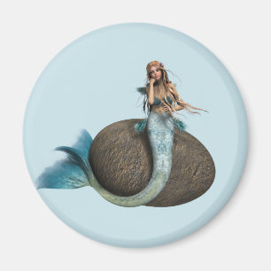 Traurige Meerjungfrau Magnet
