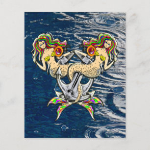 Traurige Meerjungfrauen vor Anker