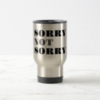 Traurige nicht traurige Reise-Tasse