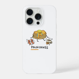 Traurige Paincakes - Lustiger Frühstücks-Essen-Wor iPhone 15 Pro Hülle