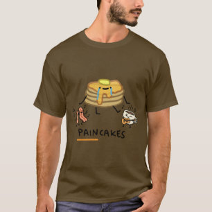 Traurige Paincakes - Lustiger Frühstücks-Essen-Wor T-Shirt