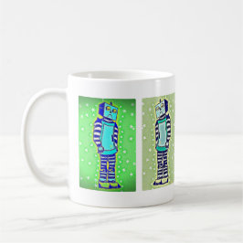 Traurige Roboter-Kaffee-Tasse Tasse