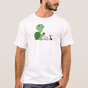 Traurige Schildkröte-glückliche Ameise T-Shirt