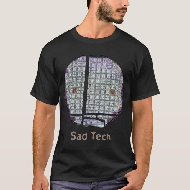 Traurige Technologie T-Shirt (Vorderseite)