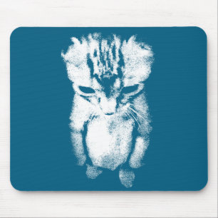 Traurige weinende Illustration des El Gato Memes Mousepad
