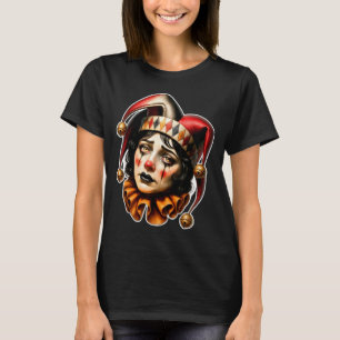 Trauriger Clown Narr T-Shirt