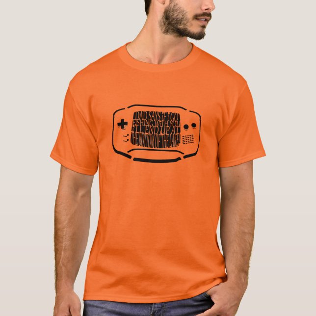 trauriger Gamer T-Shirt (Vorderseite)