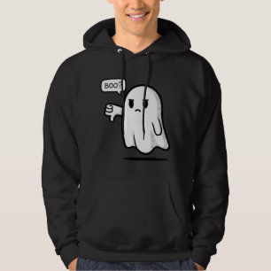 Trauriger Geist sagt „Boo?“ Frontdruck Lustig Süß  Hoodie