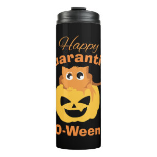 Trauriger Halloween Thermosbecher