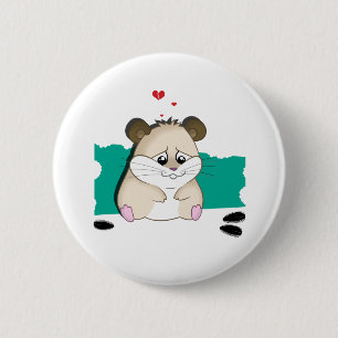 trauriger Hamster Button