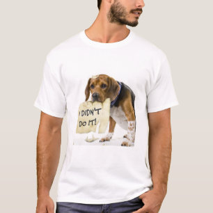 Trauriger Hund, ich habe es nicht getan, um T - Sh T-Shirt